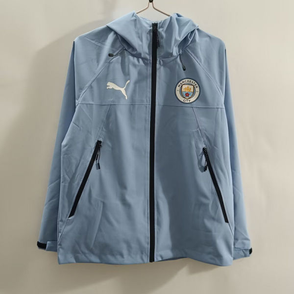 2025/26 Man City Light  Blue Windbreaker