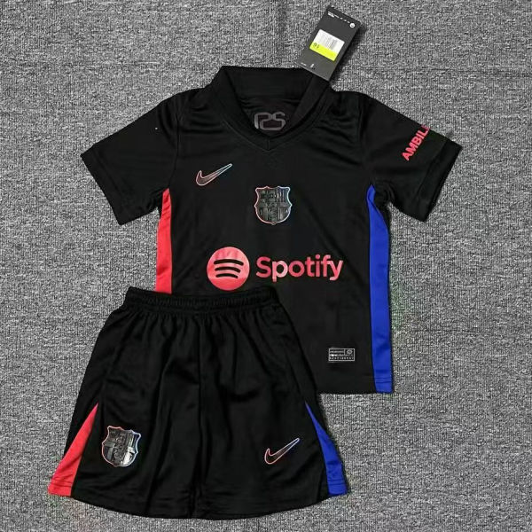 2024/25 BA Away Black Kids Soccer Jersey