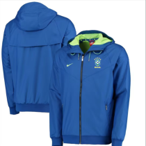 2025/26 Brazil Blue Windbreaker