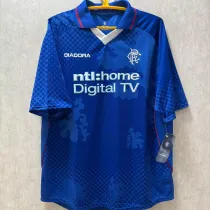 2002/03 Rangers Home Blue Retro Soccer Jersey