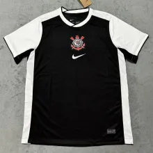 2025/26 Corinthians Away Black Fans Soccer Jersey