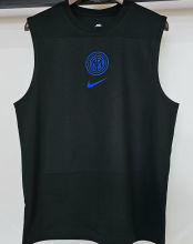 2025 In Milan Black Pure Cotton Vest Jersey