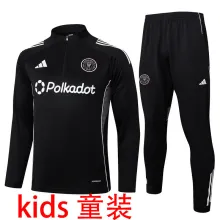 2025/26 Inter Miam Black Kids Sweater Tracksuit