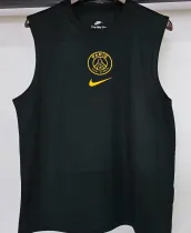 2025 PSG Black Pure Cotton Vest Jersey