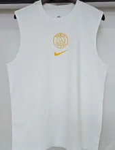 2025 PSG White Pure Cotton Vest Jersey