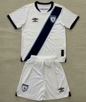 2025/26 Guatemala Home White Kids Soccer Jersey