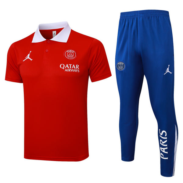 2025/26 PSG Red POLO Training Tracksuit