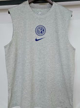 2025 In Milan Grey Pure Cotton Vest Jersey
