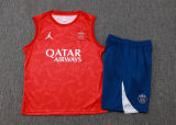 2025/26  PSG Red Vest Training Jersey(A Set)喷墨