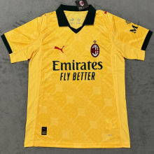 2025/26 AC Milan Third Yellow Fans Soccer Jersey