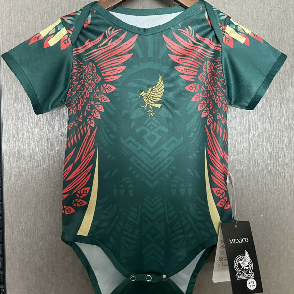 2025 Mexico Green Special Edition Baby Suit