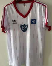 1984 Hamburger Home White Retro Soccer Jersey