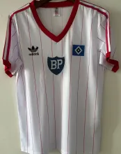 1984 Hamburger Home White Retro Soccer Jersey
