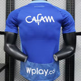 2025/26 Millonarios Home Blue Player Version Soccer Jersey