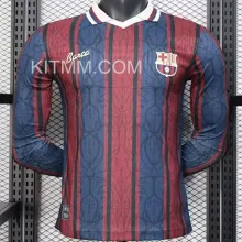 2025 BA 125th Retro Version Player Version Long sleeves Soccer Jersey