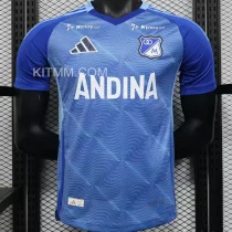 2025/26 Millonarios Home Blue Player Version Soccer Jersey