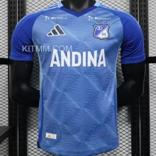 2025/26 Millonarios Home Blue Player Version Soccer Jersey