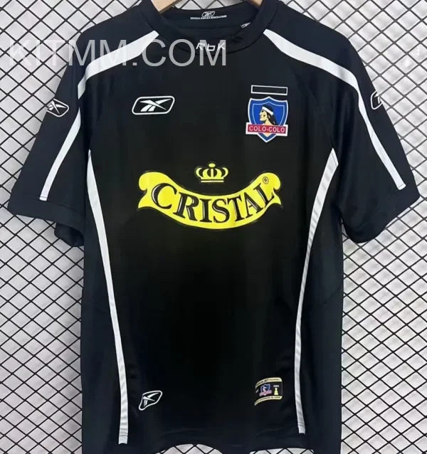 2005 Colo-Colo Away Black Retro Soccer Jersey