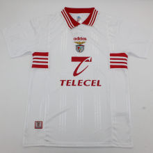 1997/1999 Benfica Away White Retro Soccer Jersey