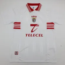 1997/1999 Benfica Away White Retro Soccer Jersey