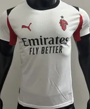 2025/26 AC Milan Away White Player Version Soccer Jersey