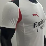2025/26 AC Milan Away White Player Version Soccer Jersey