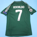 2012/13 RM Third Green Retro Player Version Long Sleeve Soccer Jersey 球员版