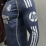 2025/26 RM Away Player Version Long Sleeve Soccer Jersey