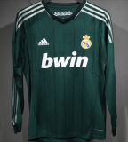 2012/13 RM Third Green Retro Player Version Long Sleeve Soccer Jersey 球员版