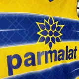 1998/99 Parma Home Yellow Retro  Long Sleeve Soccer Jersey