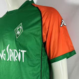 2003/04 Werder Bremen Home Green White Retro Jersey