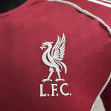 2025/26 LFC Home Red Player Version Long Sleeve Soccer Jersey
