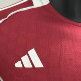 2025/26 LFC Home Red Player Version Long Sleeve Soccer Jersey