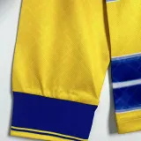 1998/99 Parma Home Yellow Retro  Long Sleeve Soccer Jersey