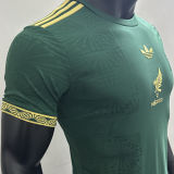 2025 Mexico Green Special Edition Player Version Soccer Jersey 胸前鸟