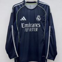 2025/26 RM Away Long Sleeve Fans Soccer Jersey