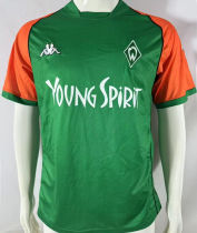 2003/04 Werder Bremen Home Green White Retro Jersey