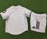 2025/26 RM Home White Player Version Kids Jersey 球员版童装