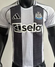 2025/26 Newcastle Home Player Version Soccer Jersey