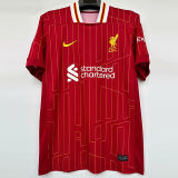 CHAMPIONS 24/25 LFC 1:1 Quality Home Fans Soccer Jersey 2024/25 ★★带胸前小章