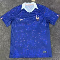 2025/26 France Home Blue Fans Soccer Jersey