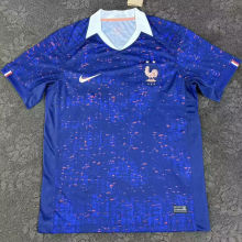 2025/26 France Home Blue Fans Soccer Jersey