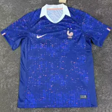 2025/26 France Home Blue Fans Soccer Jersey