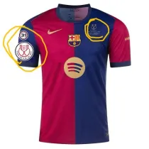 2024/25 BA 1:1 Quality Home Fans Soccer Jersey（Have RFEF 31 + Final Font ）带国王杯章和胸前决赛小字