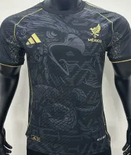 2025 Mexico Special Edition Player Version Soccer Jersey 黑色圆领