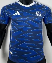 2025/26 Schalke 04 Home Blue Player Version Soccer Jersey
