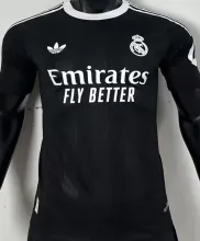 2025/26 RM Black GK Player Version Soccer Jersey