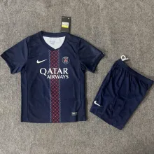 2025/26 PSG Home Blue Kids Soccer Jersey