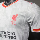 CHAMPIONS 24/25 LFC Third Player Version Soccer Jersey 2024/25 ★★ 带胸前小章 球员版
