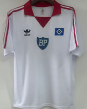 1980 Hamburger Home White Retro Soccer Jersey